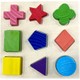 Hamaha Wooden Toys Doğal Ahşap Eğitici Oyuncak Yıldız Geometrik Şekiller Renkli Bultak HMH-086