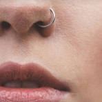Heppii 316L Cerrahi Çelik Gümüş Renk Yuvarlak Burun Piercing Halka – Minimalist Tasarım, Rahat ve Güvenli Kullanım