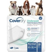 Coverdry Kedi Köpek Çiş Pedi 60×90 cm 30’lu 6 Paket 180 Adet