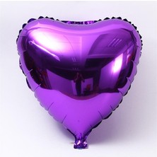 Kidspartim Kalp Mor 18 Inç Folyo Balon