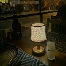 Riolight  Retro,rustik,vintage Ledli Pilli Abajur Gece Lambası