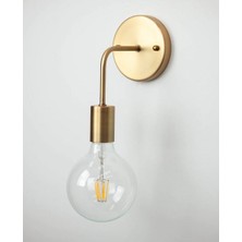 Riolight  Retro,rustik2,vintage Eskitme 1XE27 Duylu Metal Duvar Aplik
