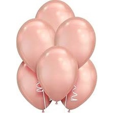 Benim Marifetlerim Metalik Rose Gold Balon 12 Inch 5 Adet