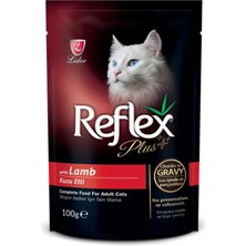 Reflex Plus Pouch Kuzulu Yetişkin Kedi Konserve Maması 100 gr