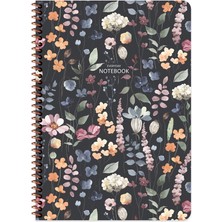 Keskin Colors Keskin A4 80 Yp.çiz. Karton Kp.spr.çiçek Defter