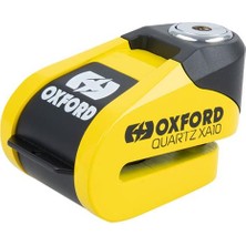 Oxford Quartz XA10 Alarmlı Disk Kilidi Sarı