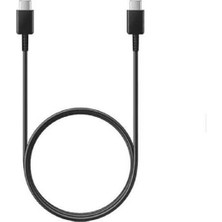 Azentech Samsung (EP-DN980) Orjinal Kalite Usb-C To Usb-C (3A) Şarj ve Data Kablosu 1 Metre Siyah