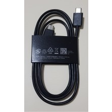 Azentech Samsung (EP-DN980) Orjinal Kalite Usb-C To Usb-C (3A) Şarj ve Data Kablosu 1 Metre Siyah