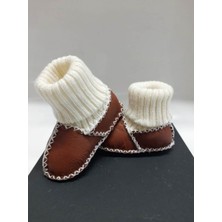 TUĞBİŞ Bebek Deri İlk Adım Ayakkabısı Panduf Patik TG3001