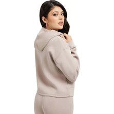 Guess Önü Üçgen Logolu Scuba Sweatshirt Kadın