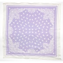 Naz Ipek 5'li Set  Pamuklu Bandana Fular 55X55CM Toptan  5 Adet Etnik Geometrik Çiçekli