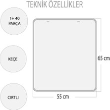 Colezium CLZ247 Ingilizce Parça-Bütün Evcil Hayvanlar Eşleştirme Keçe Cırtlı Duvar Panosu , Eğitici Oyuncak