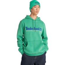 Timberland Ls 50TH Anniversary Est. 1973 Erkek Yeşil Kapüşonlu Sweatshirt