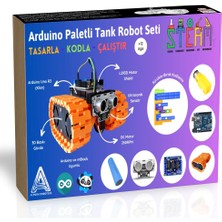 Alpgen Robotics Arduino Paletli Robot Tank Seti