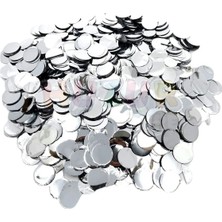 Tinky Winky 1 Paket Gümüş Balon Pulu Gri Silver Balon Içi Pul Konfetisi 10 Gram Konfetili Şeffaf Balon Pulu