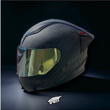 LS2 Rapid Crypt Çift Vizörlü Tam Kapalı + Spoıler Motosiklet Kask