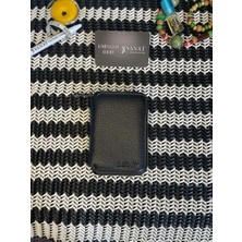 SANAT LEATHER SL-696 Siyah   Deri Küçük Boy Fermuarlı Özel Cüzdan Sanat Leather