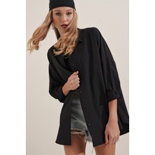 Rodi Oversize Uzun Basic Gömlek DS22YB113900