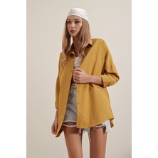 Rodi Oversize Uzun Basic Gömlek DS22YB113900