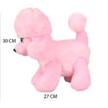 Toyaş Havlayan Poodle Kaniş Peluş Oyuncak 30 cm Pembe