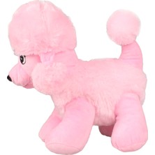 Toyaş Havlayan Poodle Kaniş Peluş Oyuncak 30 cm Pembe