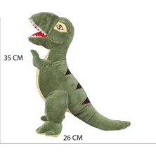 Toyaş Dinozor Peluş Oyuncak 35 cm Yeşil