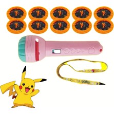 Threemb Toys Pokemon Projeksiyonlu El Feneri - Pembe