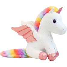 TaruyichiHB Maskot Ragdoll Rainbow Star Unicorn Peluş Bebek Oyuncak Bebek (Yurt Dışından)