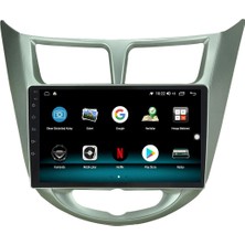 Navimex Hyundai Accent Blue Android 13 Multimedya Carplay 4gb RAM+64GB HDD Navigasyon Ekran