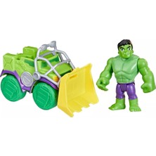 Hasbro Spidey And His Amazing Friends Araç ve Figür Hulk F7457