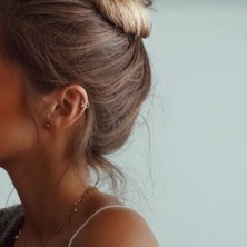 Heppii 8 mm Gold Cerrahi Çelik Düz Halka Tragus Piercing Helix Kıkırdak Rook Daith Dudak Burun