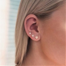 Heppii Sade Inci Küpe 4 mm