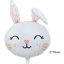 Tavşan Kafası Folyo Balon 75X55 cm