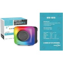 Mtl Işıklı Bluetooth Hoparlör Kablosuz Ses Bombası Yüksek Ses Speaker Radyolu Rgb