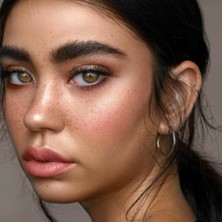 Heppii 20 mm Cerrahi Çelik Düz Çelik Halka Küpe Gümüş Renkli