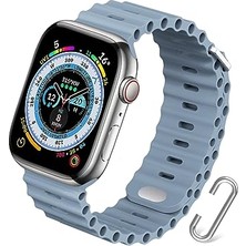 Cosmostech Apple Watch Uyumlu 42MM 44MM 45MM 49MM 1/2/3/4/5/6/se/7/8/ultra Akıllı Saat Ocean Kordon ve Kayışı