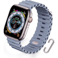 Cosmostech Apple Watch Uyumlu 42MM 44MM 45MM 49MM 1/2/3/4/5/6/se/7/8/ultra Akıllı Saat Ocean Kordon ve Kayışı