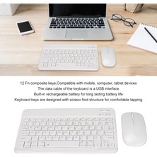 Filli Kutum Kablosuz Bluetooth Klavye Mouse Set Apple iPad Air Uyumlu