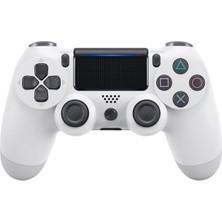 Blue İnter Qasul Ps4 Siyah Doubleshock Wireless Gamepad Joystick Kablosuz Ps4 Oyun Kolu Beyaz