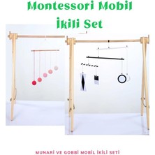 pikukid Montessori Munari ve Gobbi Mobil Set / Ikili Mobil Seti