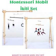 pikukid Montessori Dancer ve Munari Mobil Seti / Ikili Mobil