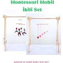 pikukid Montessori Dancer ve Gobbi Mobil Set / Ikili Mobil Seti