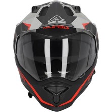 Acerbis Reactıve 22-06 Kask Siyah Kırmızı