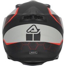 Acerbis Reactıve 22-06 Kask Siyah Kırmızı