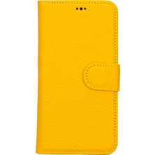 Lemonfoni Hakiki Deri Iphone 15 Modelleri Için Kablosuz Şarj Uyumlu Cüzdanlı Telefon Kılıfı