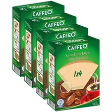 Caffeo 1x4 Filtre Kahve Kağıdı 80 Adet x 4 Kutu (320 Adet)