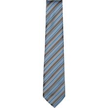 1001 Kravat Çizgili Klasik Kravat