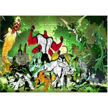 Bedeko Ahşap Mdf Puzzle Yapboz Ben 10 Benten 255 Parça 35*50 cm