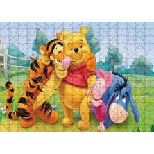 Bedeko Ahşap Mdf Puzzle Yapboz Winnie Piglet Tigger Eeyore 255 Parça 35*50 cm