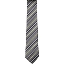 1001 Kravat Çizgili Klasik Kravat